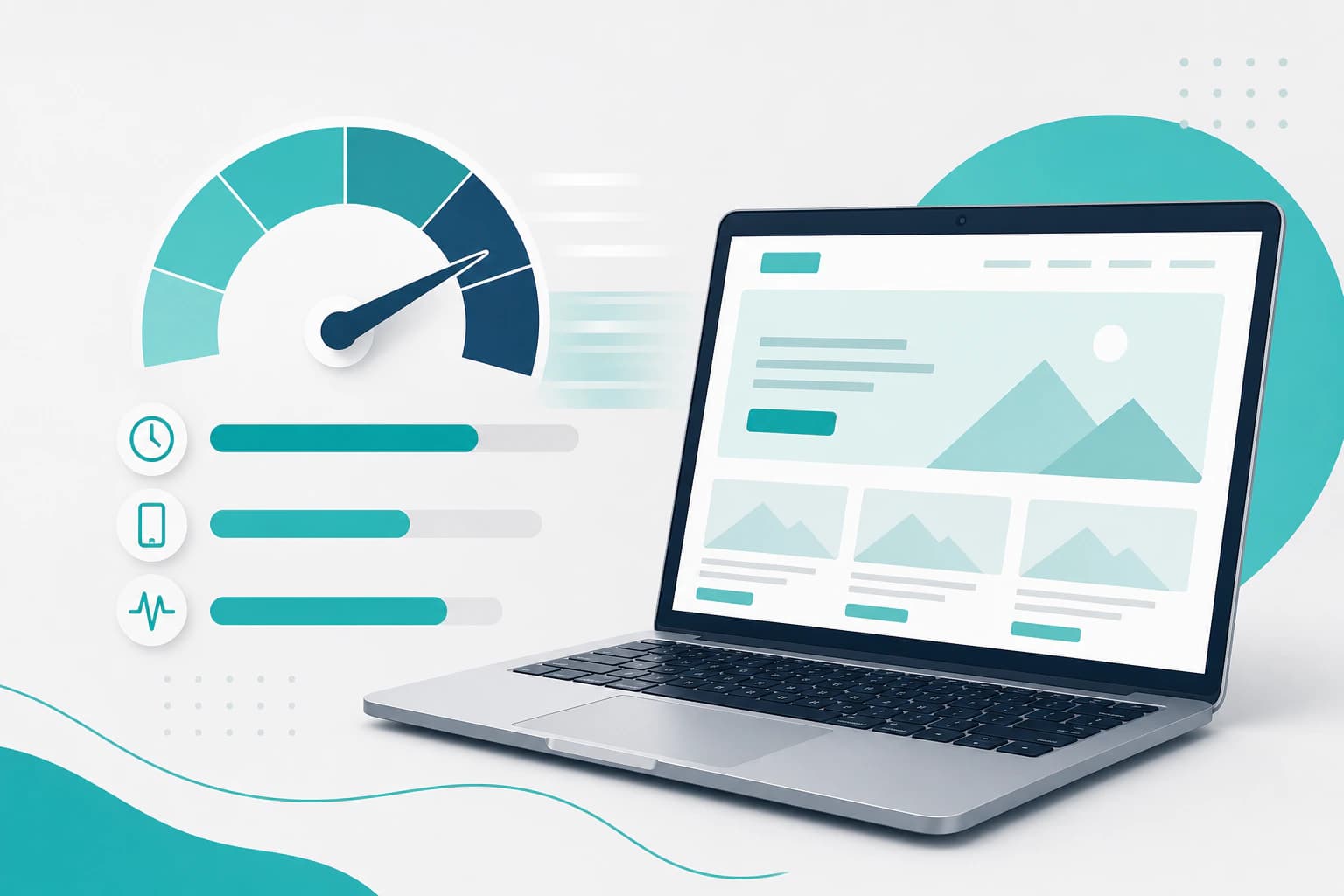 راهنمای Core Web Vitals شامل LCP، INP و CLS